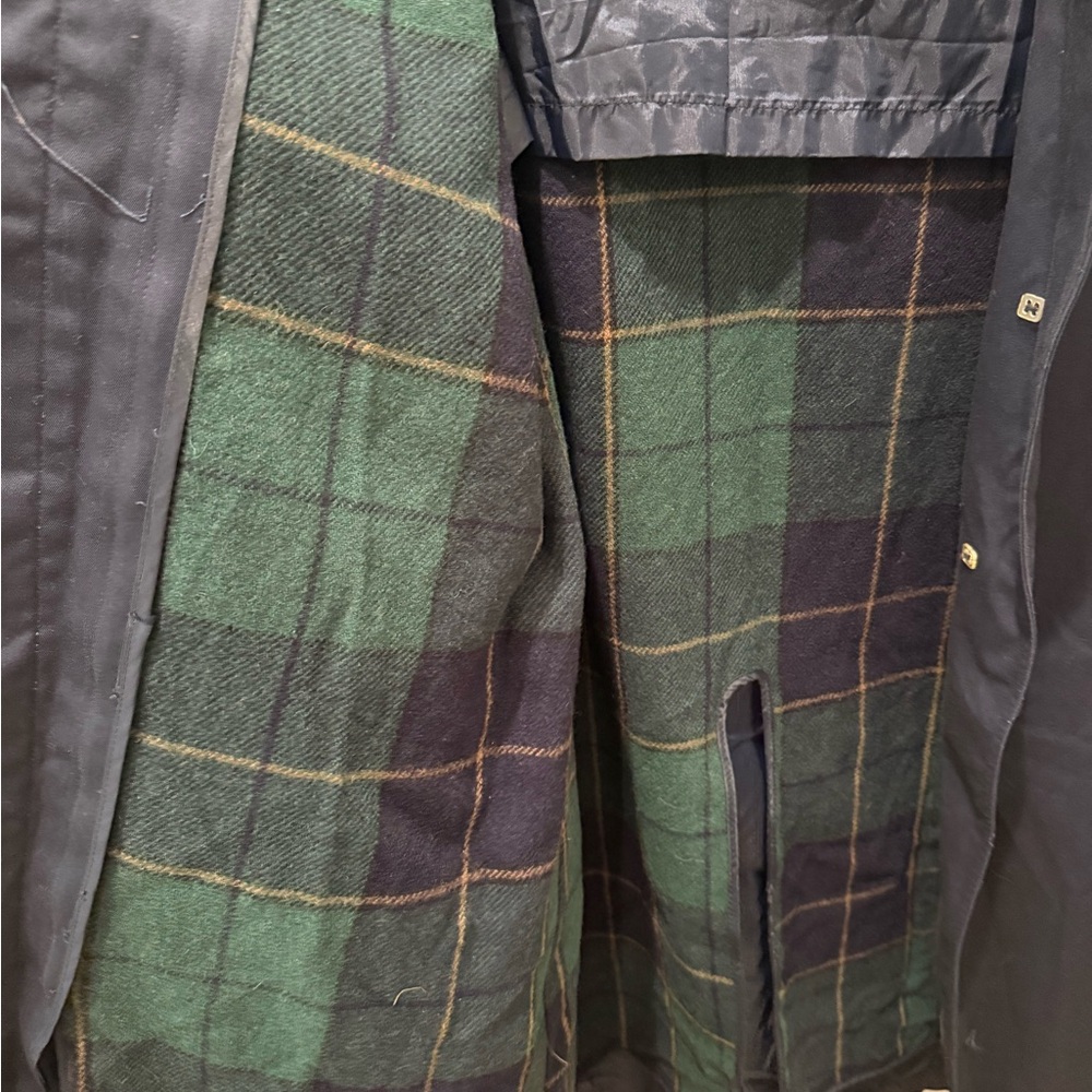 Navy Blue Trench Coat - Picture 4 of 8